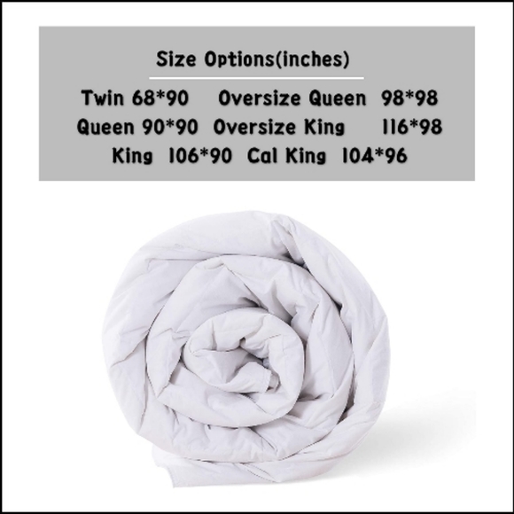 Goose Down Comforter-All Season Quilted - Picture 6 of 8